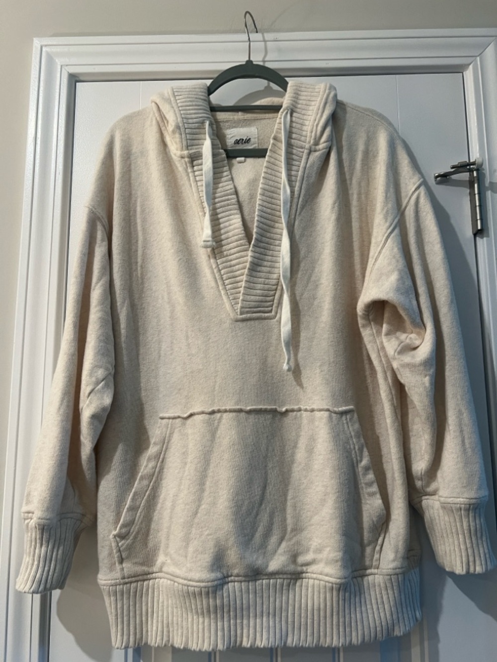 aerie cozy neutral oversized Hoodie